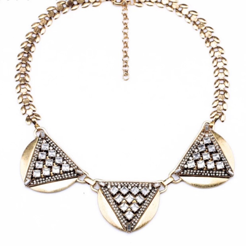 Gold Statement necklace